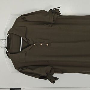 Olive green dress